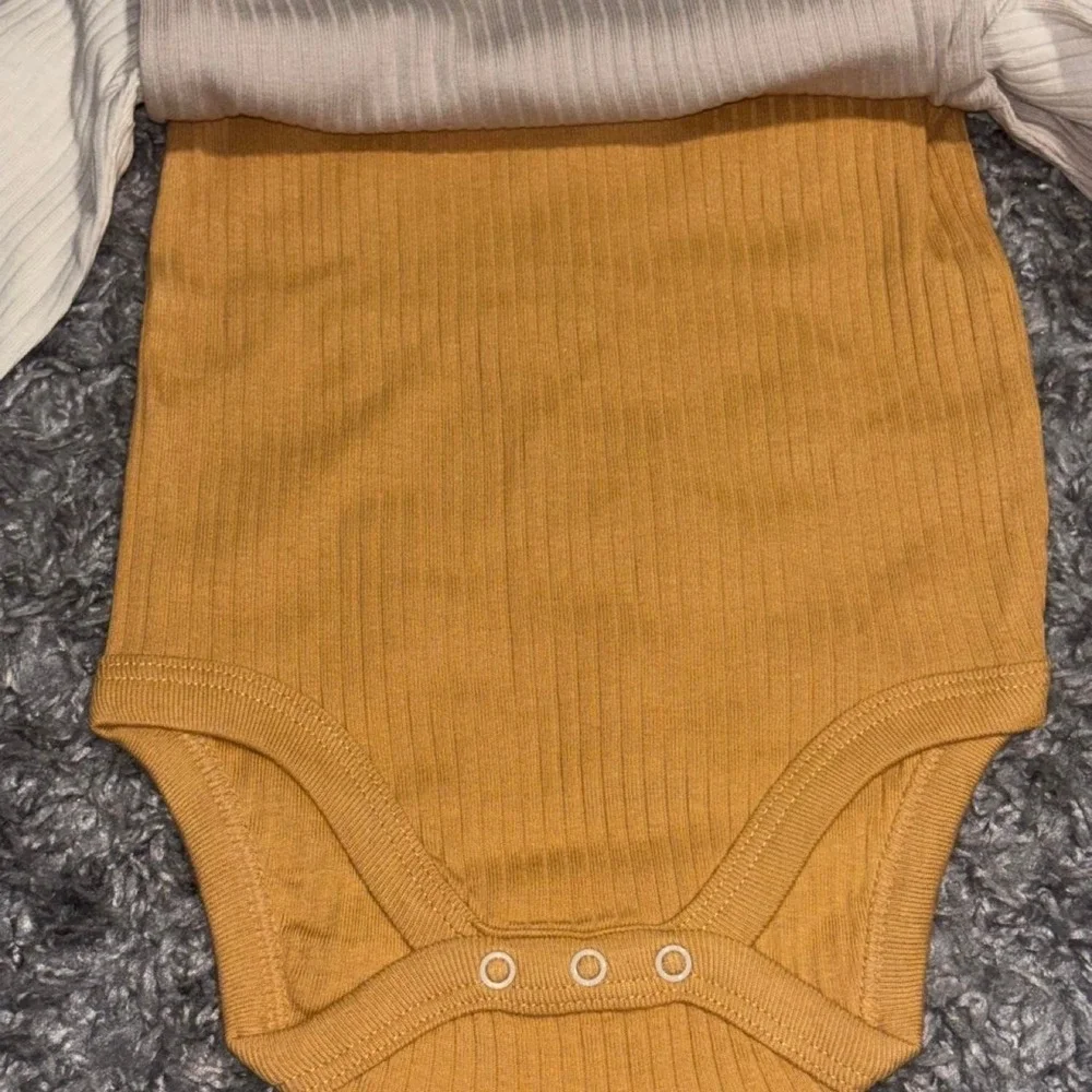 Cloud Island 12M 3-pack Long Sleeve Bodysuits Pajamas Infant Baby Boy